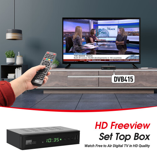 Freeview HD Receiver Set-Top Box PVR USB Record Live TV August DVB415 2