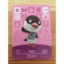 Animal Crossing Amiibo Cards ~142 Peck