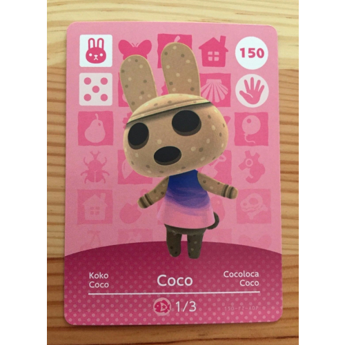 Animal Crossing Amiibo Cards ~150 Coco