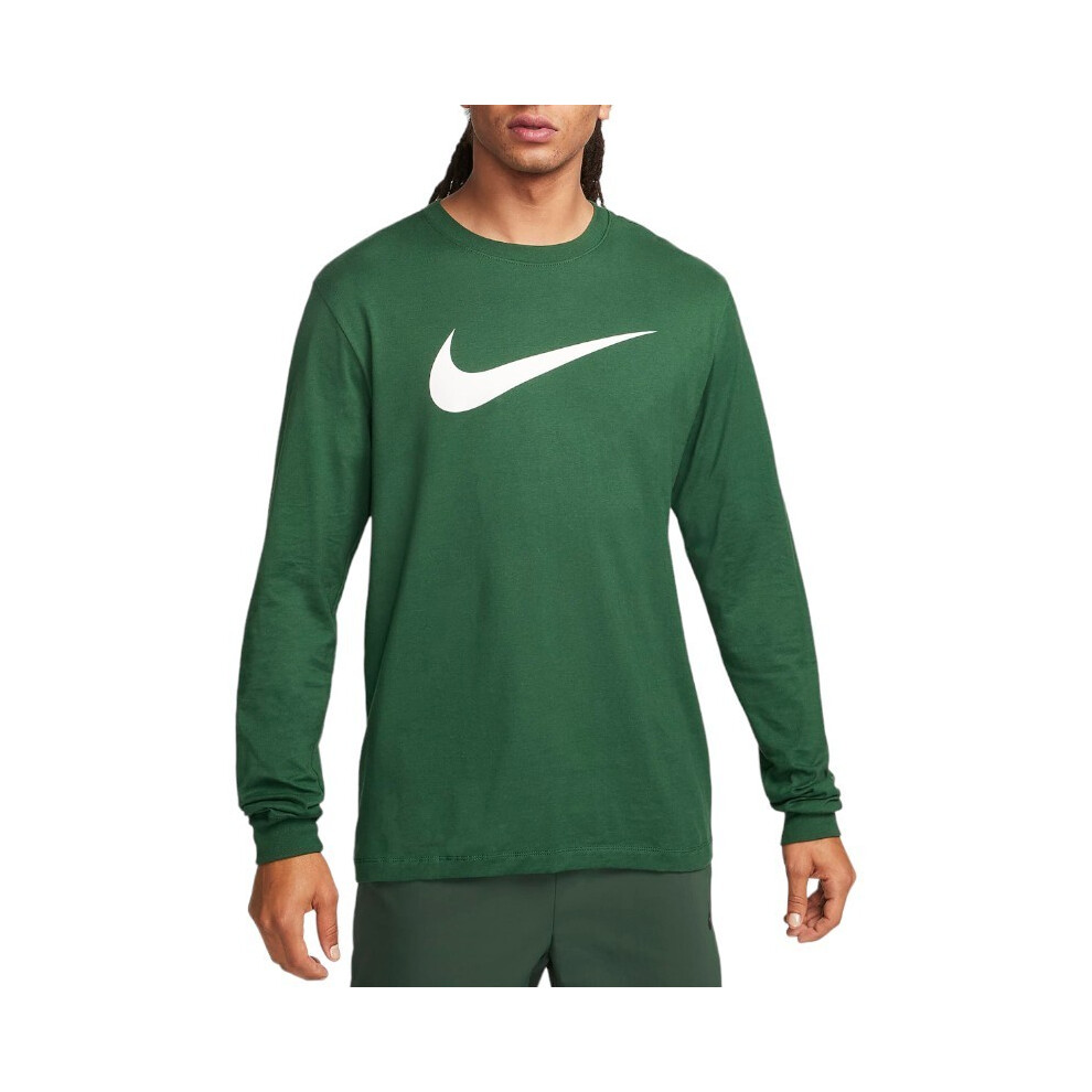 (Green, S	) NIKE SPORTSWEAR DZ2987 Mens Long Sleeve T Shirts