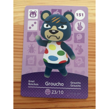Animal Crossing Amiibo Cards ~151 Groucho