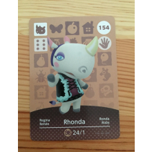Animal Crossing Amiibo Cards ~154 Rhonda