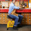 Casart Roller Work Seats Height Adjustable Creeper W/ Tool Tray & 4 Wheels 3