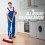Soft Indoor Broom with Long Handle Sweeping Brush Head Cleaning Floor 7