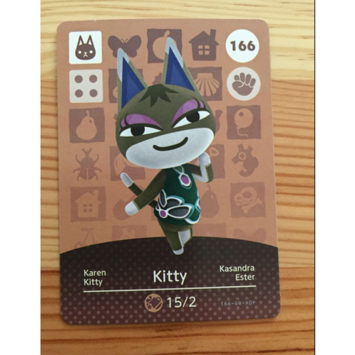 Animal Crossing Amiibo Cards ~166 Kitty
