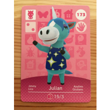 Animal Crossing Amiibo Cards ~173 Julian