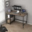 MCC (120CM, DISTRESSED GREY) Chicago study work desk with Shelves Left or Right 1