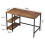 MCC (120CM, DISTRESSED GREY) Chicago study work desk with Shelves Left or Right 3