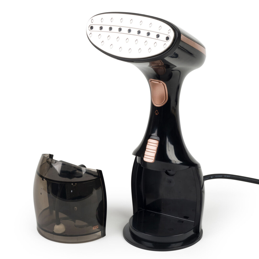 Handheld Steamer Garment Clothes Handi Steam Max Pro Black/Rose Gold Beldray