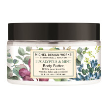 Body Butter Shea Coconut Oil Smooth Michel Design Eucalyptus 236ml