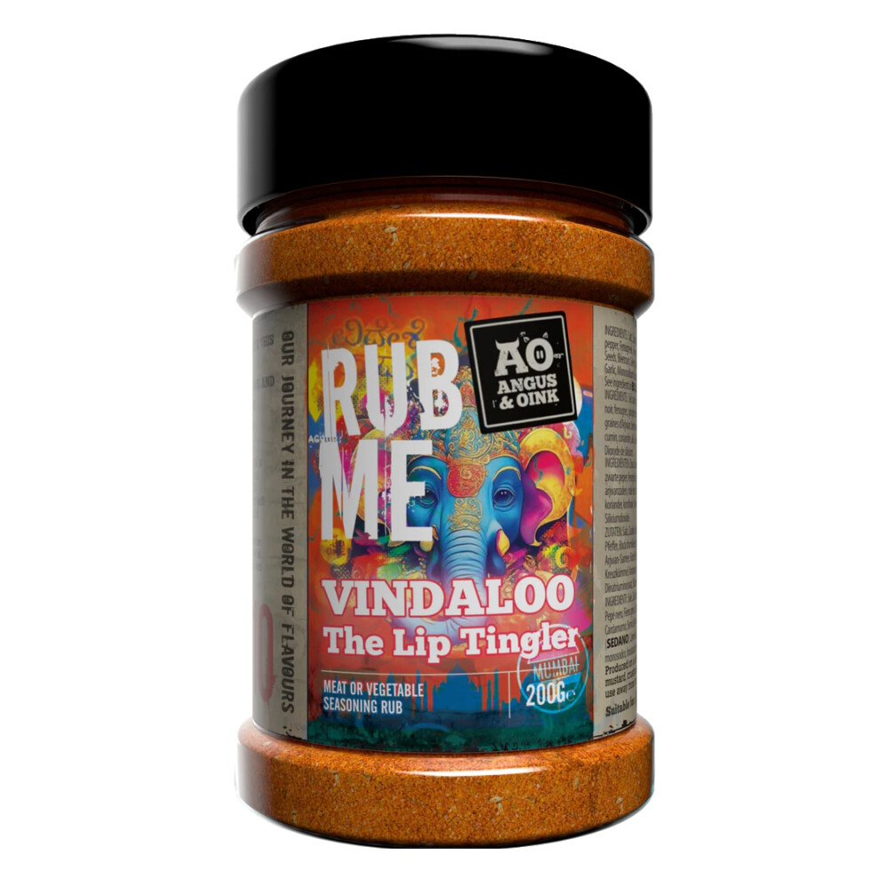 Angus and Oink Vindaloo Meat Rub Indian Vegetable Seasoning Chilli Spice 200g - Image 2