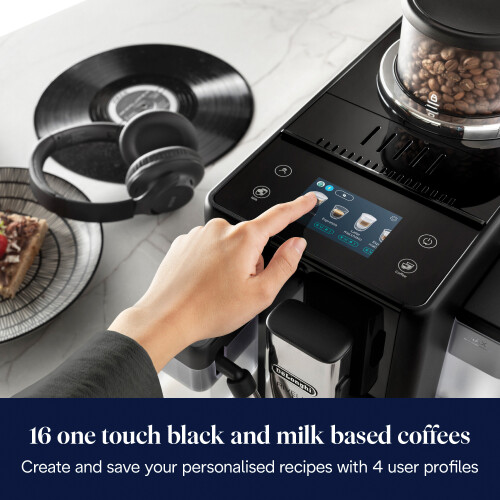 De'Longhi De'Longhi Rivelia Bean to Cup Automatic Coffee Machine, Black 1