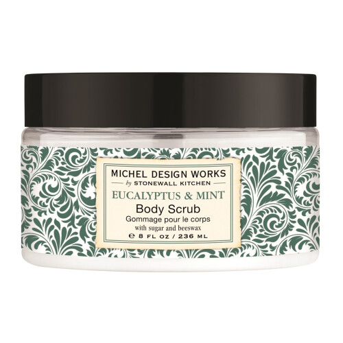 Body Scrub Exfoliating Michel Design Works Sugar Glow Eucalyptus Mint