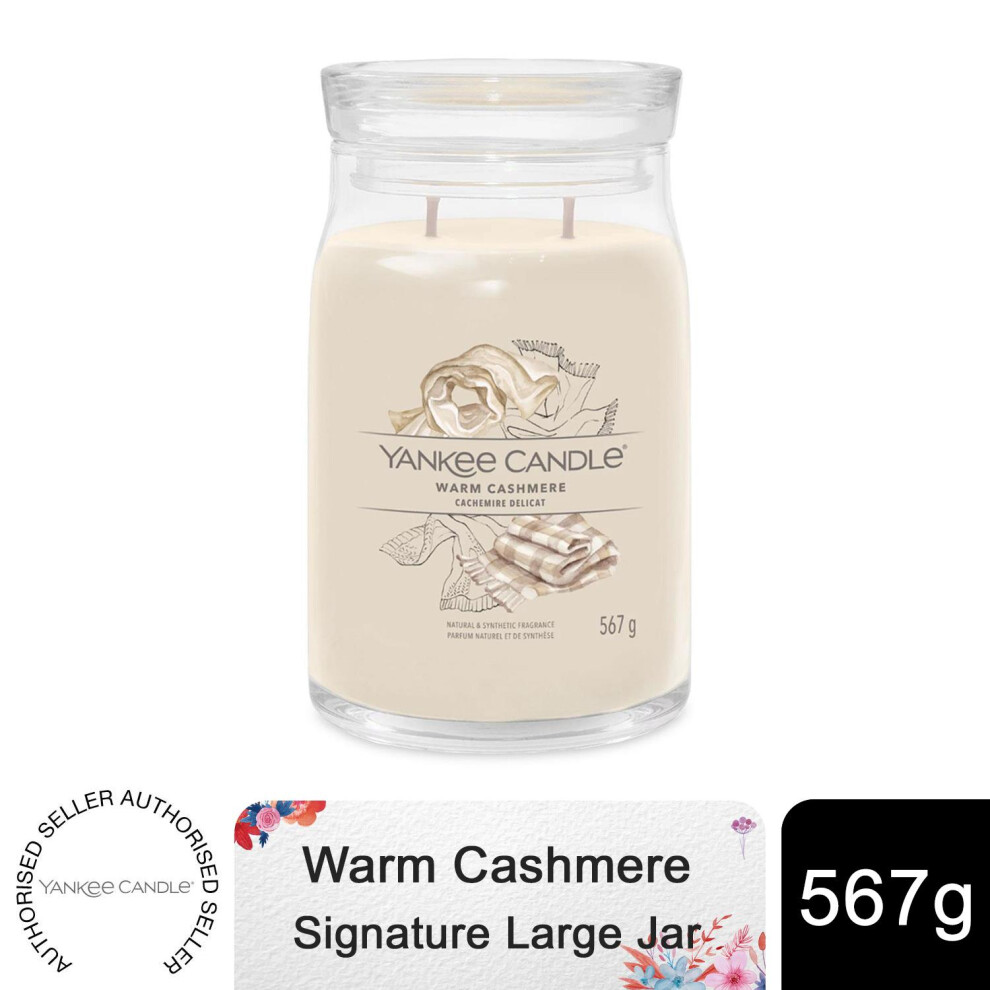 Yankee Candle Signature Large Jar - Warm Cashmere