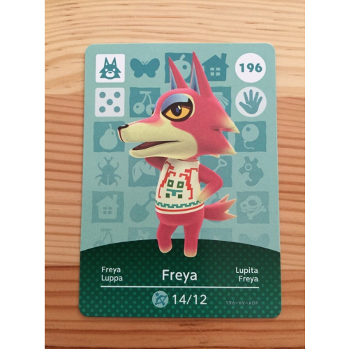 Animal Crossing Amiibo Cards ~196 Freya