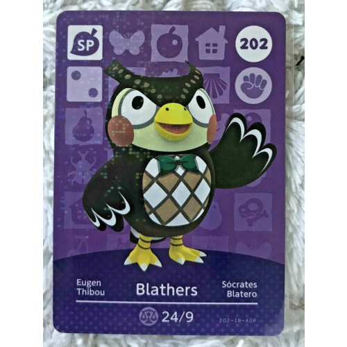 Animal Crossing Amiibo Cards ~202 Blathers