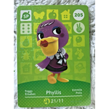 Animal Crossing Amiibo Cards ~205 Phyllis