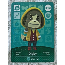 Animal Crossing Amiibo Cards ~213 Digby