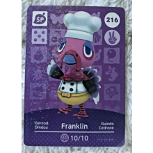 Animal Crossing Amiibo Cards ~216 Franklin