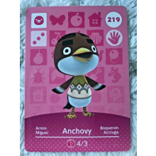 Animal Crossing Amiibo Cards ~219 Anchovy