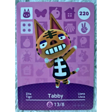 Animal Crossing Amiibo Cards ~220 Tabby