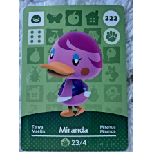 Animal Crossing Amiibo Cards ~222 Miranda