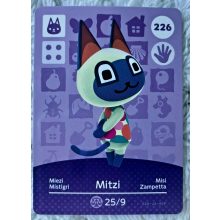 Animal Crossing Amiibo Cards ~226 Mitzi