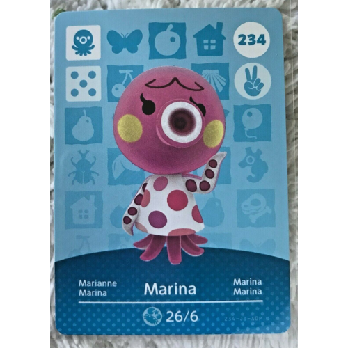 Animal Crossing Amiibo Cards ~234 Marina