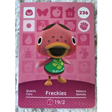 Animal Crossing Amiibo Cards ~236 Freckles