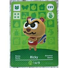Animal Crossing Amiibo Cards ~239 Ricky