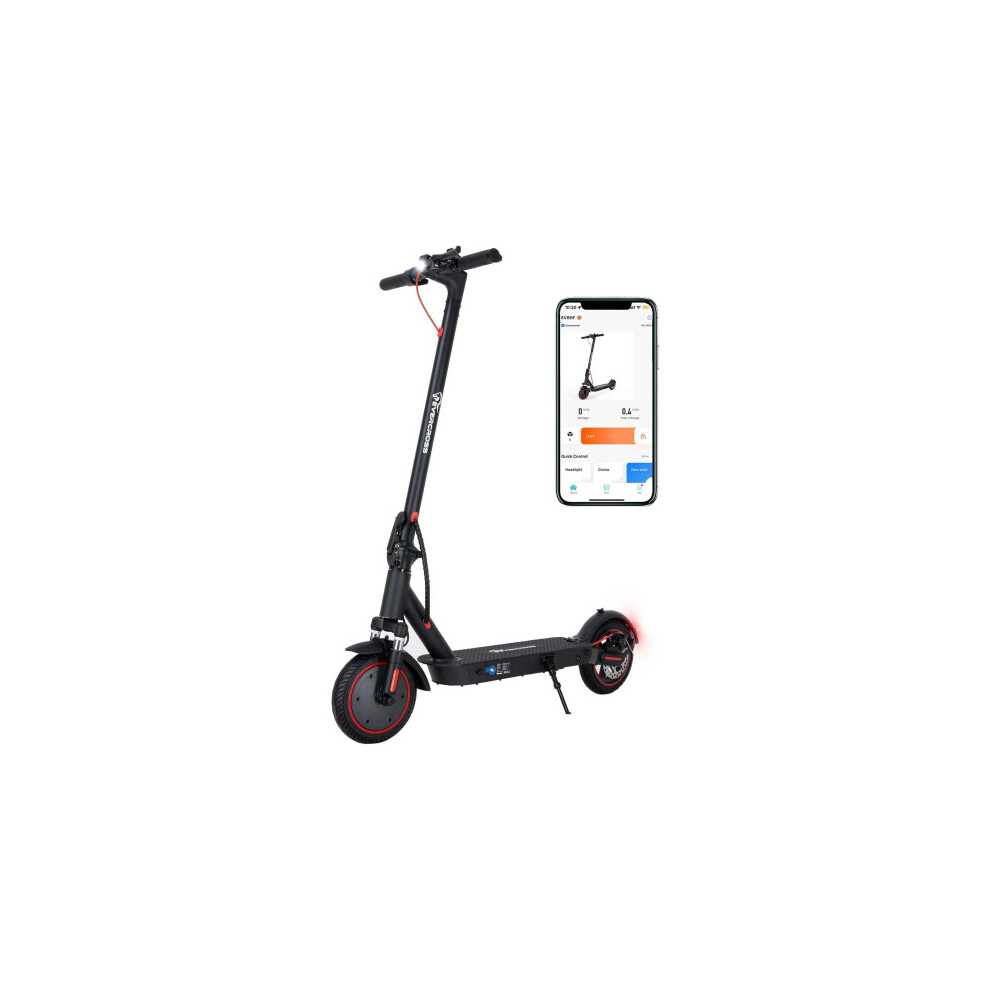 (HITWAY EV85F Electric Scooters Adult, 8.5'' E Scooter Foldable with APP - 350W Motor) Electric Scooter Adult or Kids, Foldable E Scooter