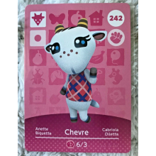 Animal Crossing Amiibo Cards ~242 Chevre