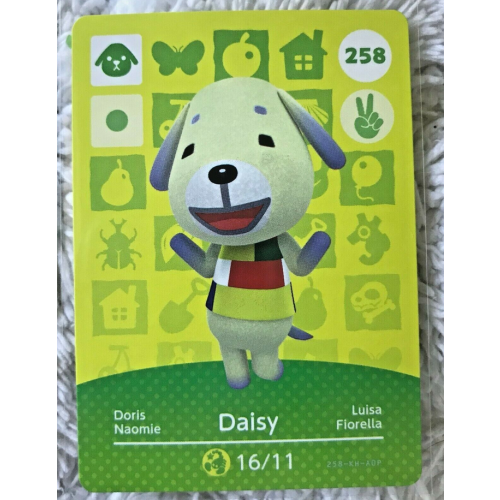Animal Crossing Amiibo Cards ~258 Daisy