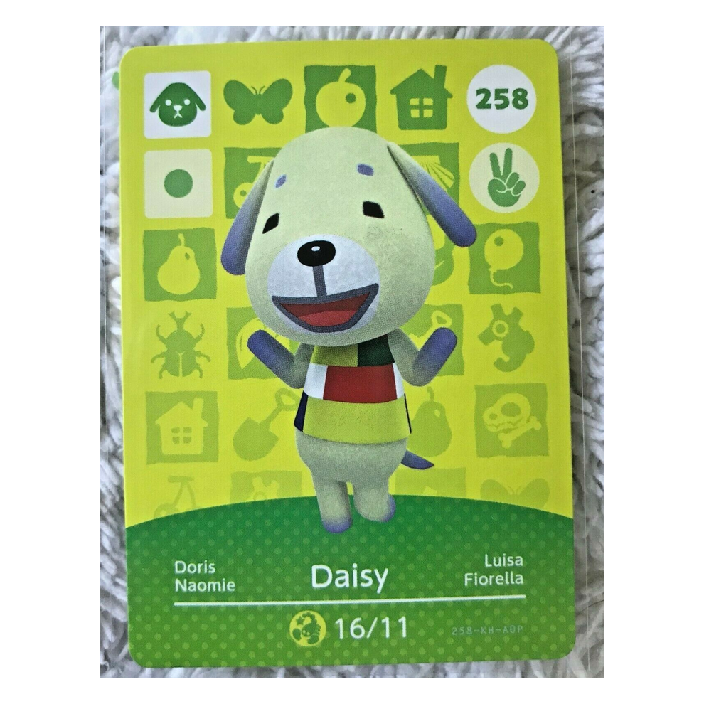 Newjass Animal Crossing Amiibo Cards ~258 Daisy