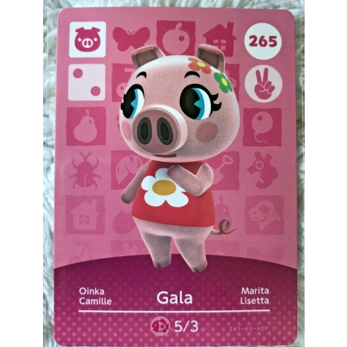 Animal Crossing Amiibo Cards ~265 Gala