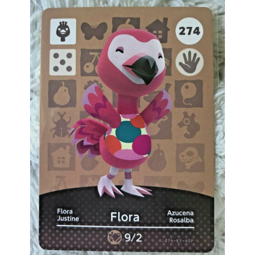 Animal Crossing Amiibo Cards ~274 Flora