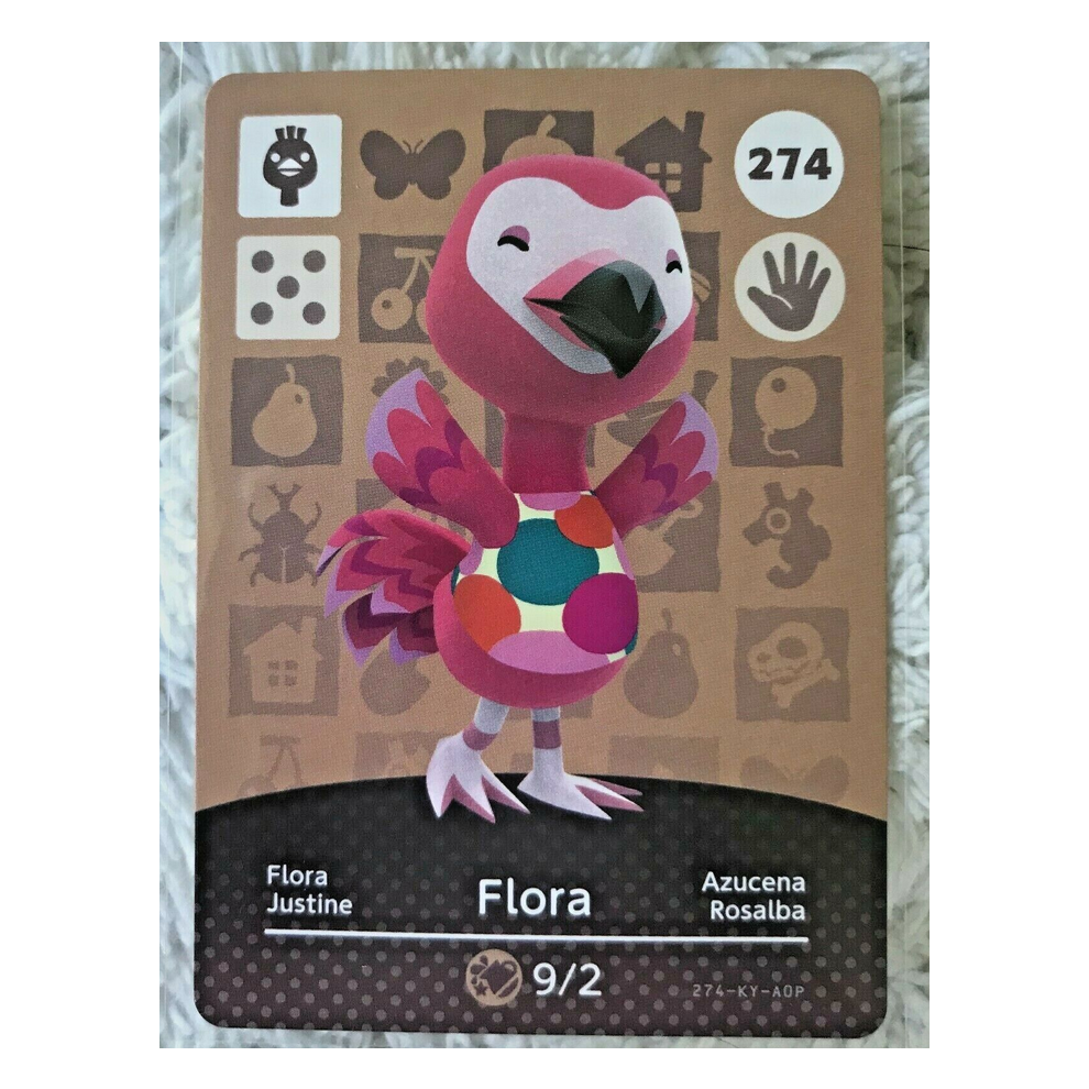 Animal Crossing Amiibo Cards ~274 Flora