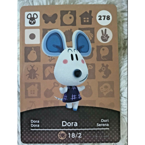 Animal Crossing Amiibo Cards ~278 Dora