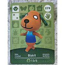 Animal Crossing Amiibo Cards ~279 Biskit