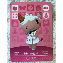 Animal Crossing Amiibo Cards ~285 Merengue