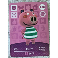 Animal Crossing Amiibo Cards ~288 Curly