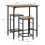 SoBuy OGT10-PF,Bar Set-1 Bar Table and 2 Stools,Home Kitchen Breakfast 3