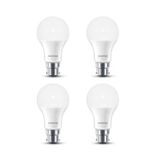 (4 pack) Lowenergie A60 LED Bulb 10w B22 4000K Cool White bayonet