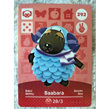 Animal Crossing Amiibo Cards ~292 Baabara