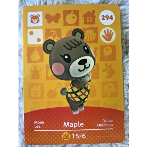 Animal Crossing Amiibo Cards ~294 Maple