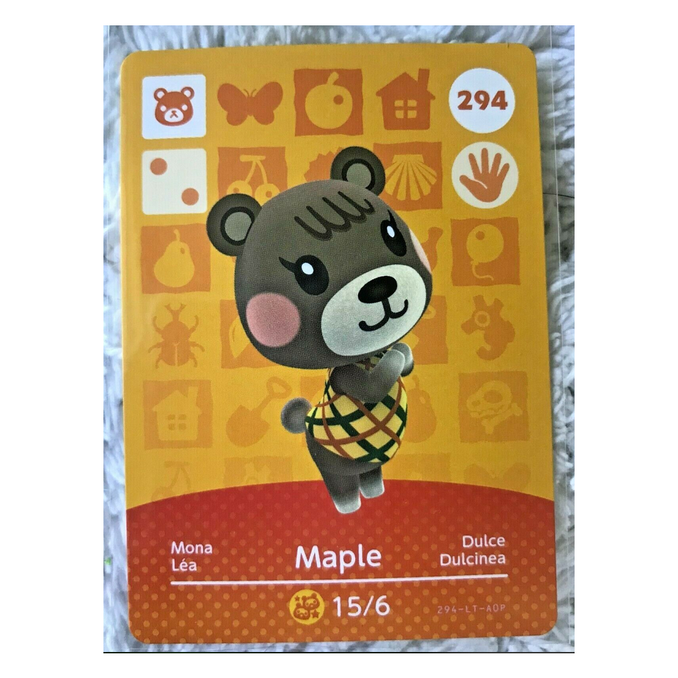 Animal Crossing Amiibo Cards ~294 Maple