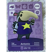 Animal Crossing Amiibo Cards ~295 Antonio