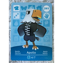 Animal Crossing Amiibo Cards ~297 Apollo