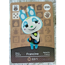 Animal Crossing Amiibo Cards ~299 Francine