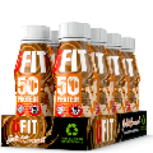 UFit 50g High Protein Shake Ready to Drink Salted Caramel Milkshake 8 x 500mls
